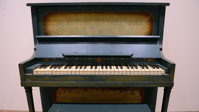 Piano on which actor and singer Dooley Wilson performed 'As Time Goes By'