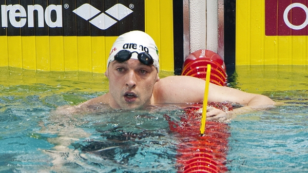 Barry Murphy finished 10th in the 50m breaststroke