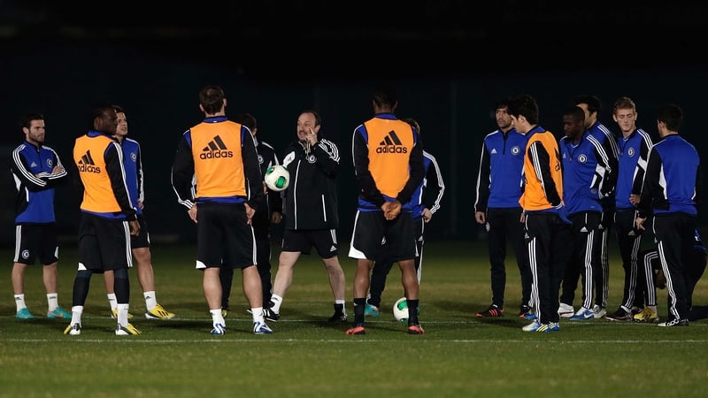 Rafael Benitez's Chelsea side will not return to England until Monday afternoon