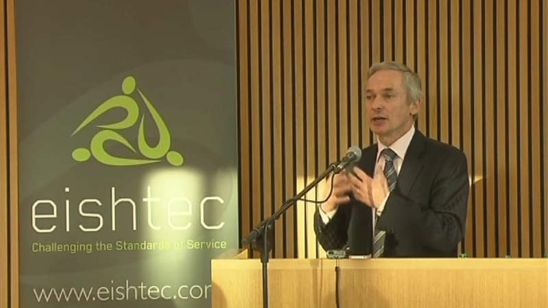 Richard Bruton also announced an initial 200 new jobs at Eishtec's Clonmel call centre