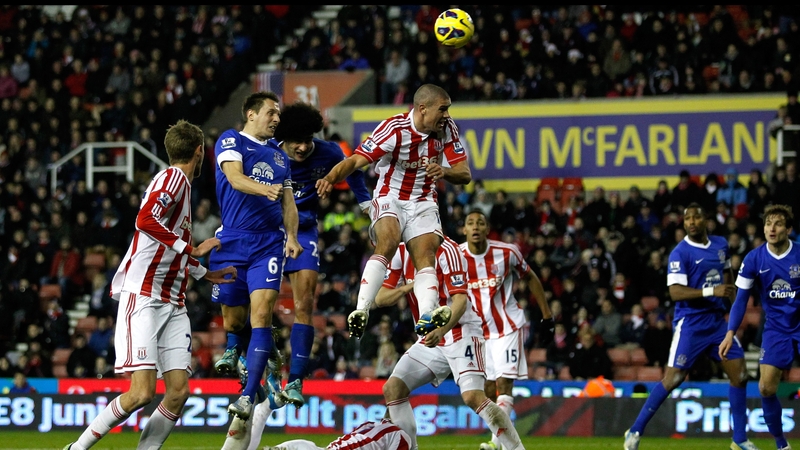 Fellaini certainly put himself about against the Potters