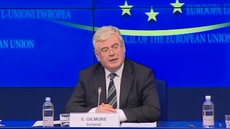 Eamon Gilmore said Ireland's motto for the European Council presidency will be stability, jobs and growth