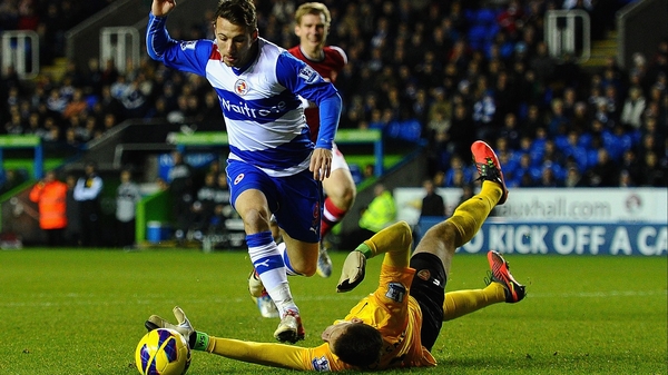 Adam Le Fondre scored the first of Reading's consolation goals