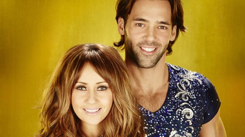 Samia pictured with Dancing on Ice partner Sylvain