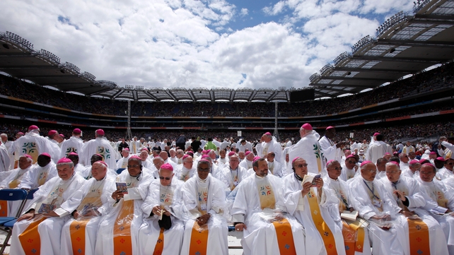 JUNE: Croke Park in Dublin played host to the 50th International Eucharistic Congress