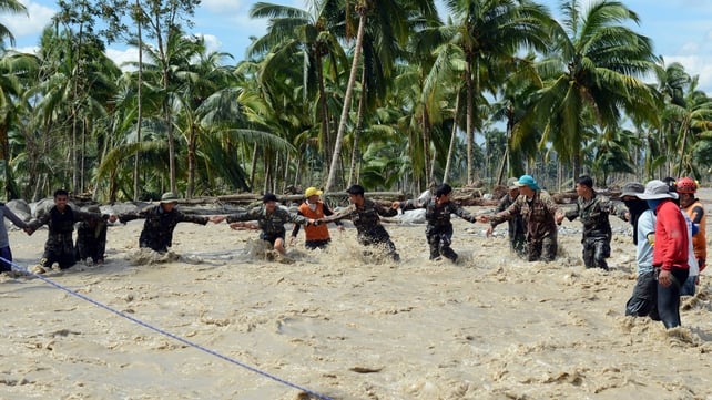 DECEMBER: Typhoon Bopha devastated parts of the Philippines and left over 1,000 people dead