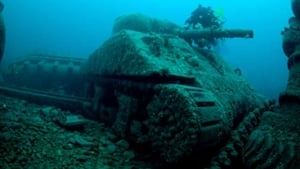 NOVEMBER: Startling images of ship wrecks, including an army tank, in Irish waters were published for the first time