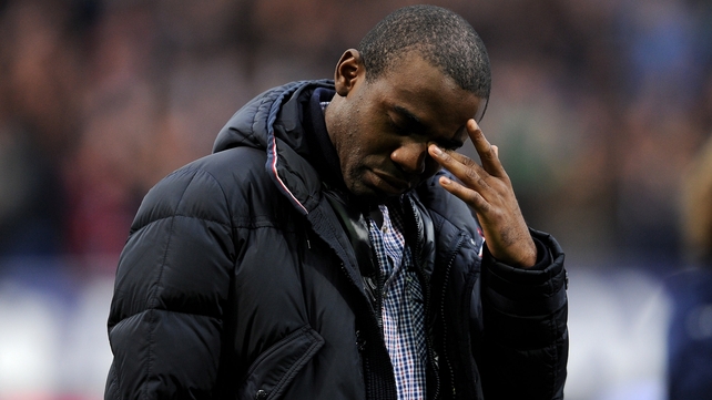 MAY: Bolton Wanderers' Fabrice Muamba made an emotional return to White Harts Lane after collapsing there during an FA Cup match months earlier