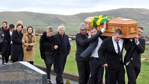 Winner of eight All-Irelands as a player, and two more as a manager, Páidí Ó Sé is laid to rest in Kerry