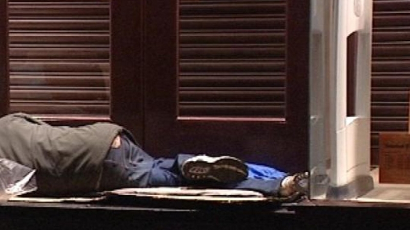 Official figures suggest a rise in the number of people sleeping rough