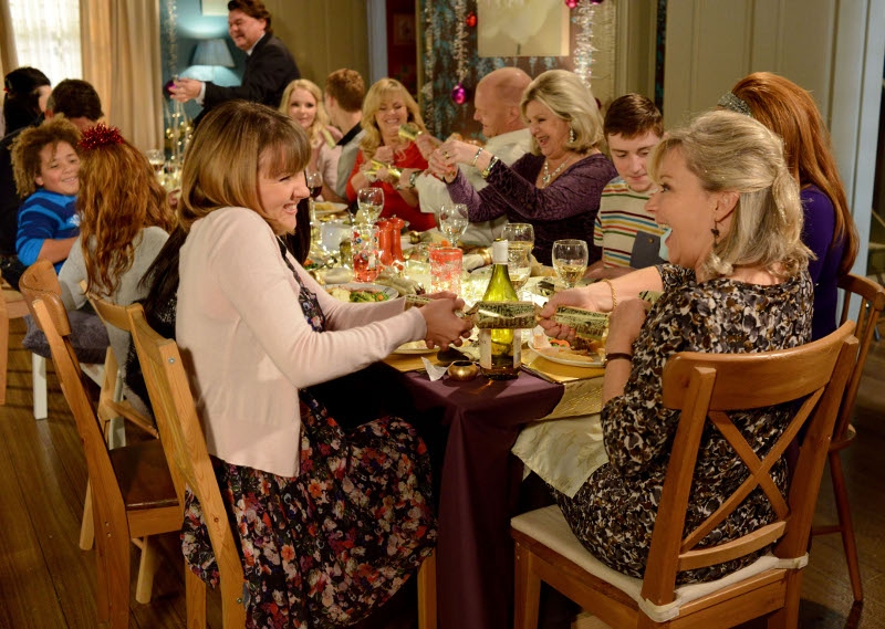 The Branning brood get together for Christmas - but how long will they be happy families?