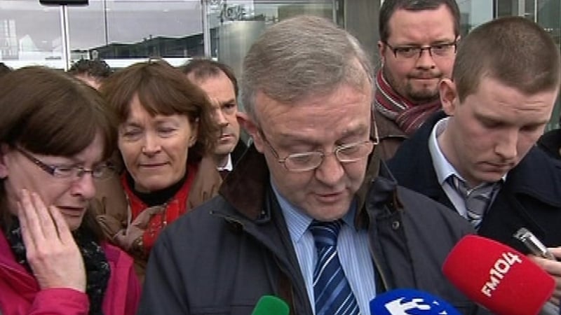 David Dorr (c) said: 'Nothing can ever bring Niall back, or take away the pain and suffering which we have endured'