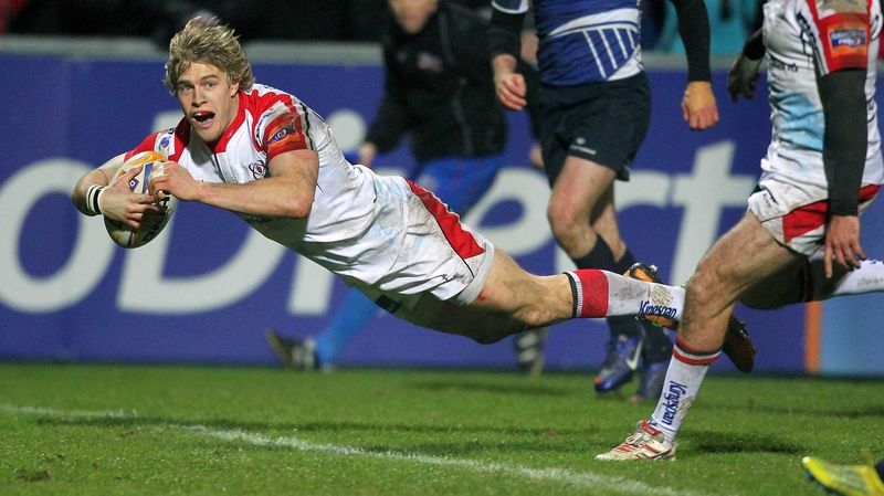 Andrew Trimble goes over for a well-worked try as Ulster enjoyed another league win at Ravenhill