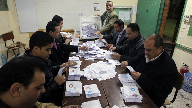 Official results will not be announced until tomorrow at the earliest