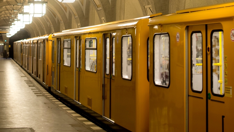 The man was found on a train that had been running all night