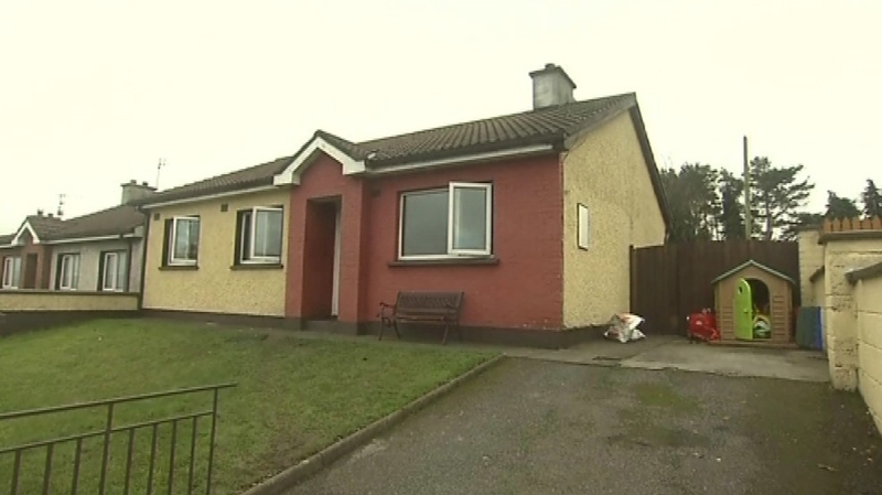 The fire happened at the Mountain View estate in Hacketstown