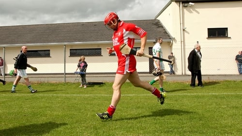 Seanie Johnston in the colours of Kildare hurling side Coill Dubh
