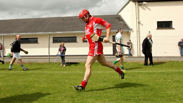 Seanie Johnston in the colours of Kildare hurling side Coill Dubh