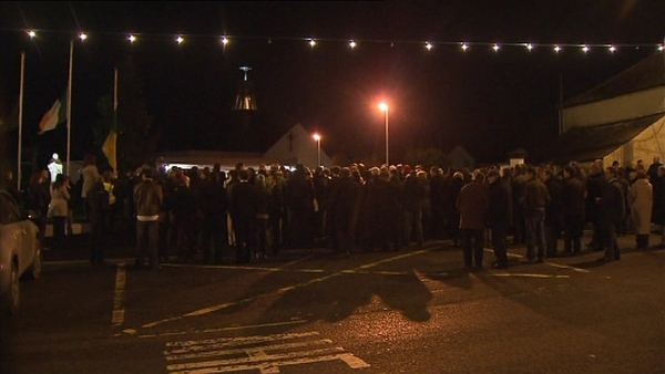 Local gardaí estimated that around two thousand people attended