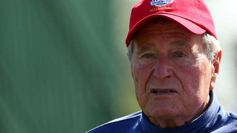 George HW Bush has received treatment for bronchitis