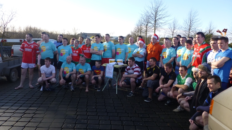 Over 50 people took part in a swim in Carlow