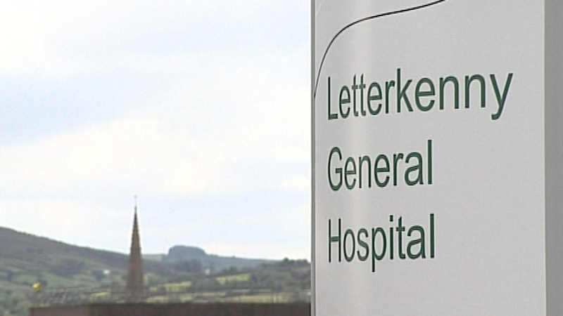 The woman was taken to Letterkenny General Hospital