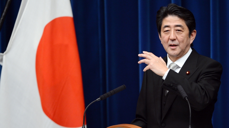 New Japanese Prime Minister Shinzo Abe promises big fiscal spending
