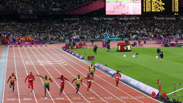 Usain Bolt retained his Olympic 100m sprint title