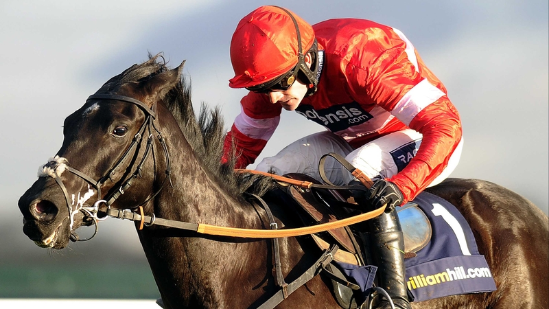 Ruby Walsh riding Sanctuaire clear of the last to win the williamhill.com Desert Orchid Chase at Kempton