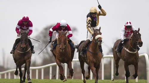 Flemenstar (right) was game to the end in the Lexus