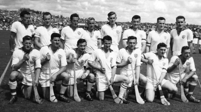 Waterford - with Frankie Walsh fourth from the left - defeated the Cats 3-12 to 1-10 in the replayed hurling decider of '59