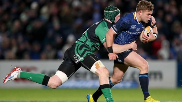 Leinster's Ian Madigan grabbed the opening try of the game at the RDS