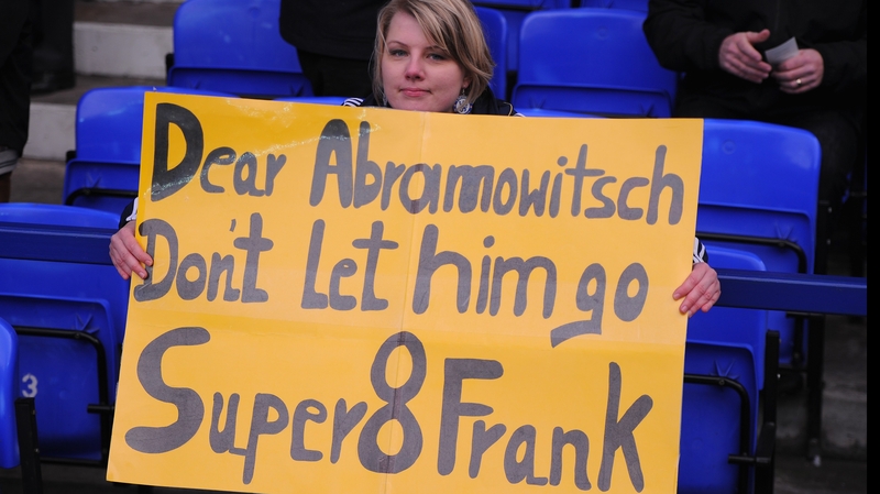 This Chelsea fan had clear message for the club's owner regarding their first-half goalscorer