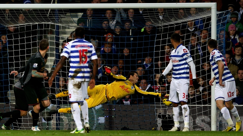 Daniel Agger's header made it 3-0 before half-time