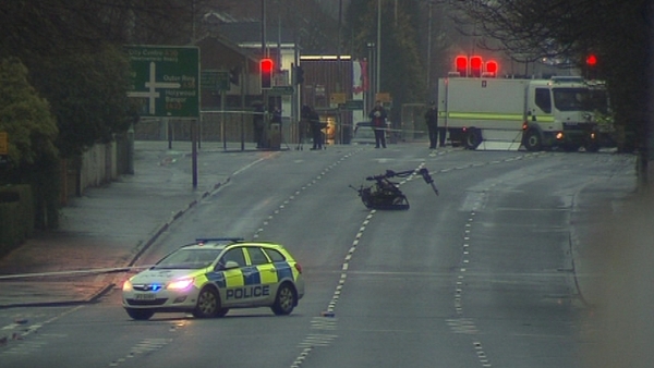 The PSNI says the unexploded device planted under the serving police officers car had been placed there in the last 48 hours