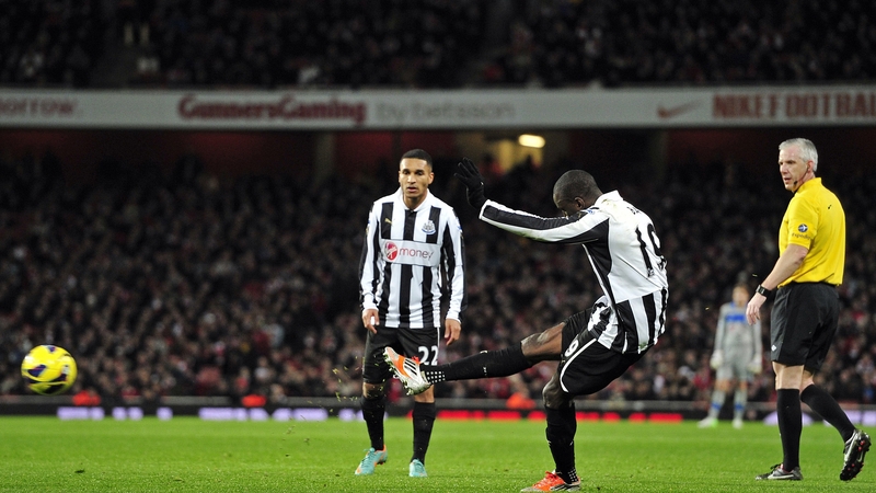 Ba helped himself to a brace as Newcastle went down to Arsenal at the weekend
