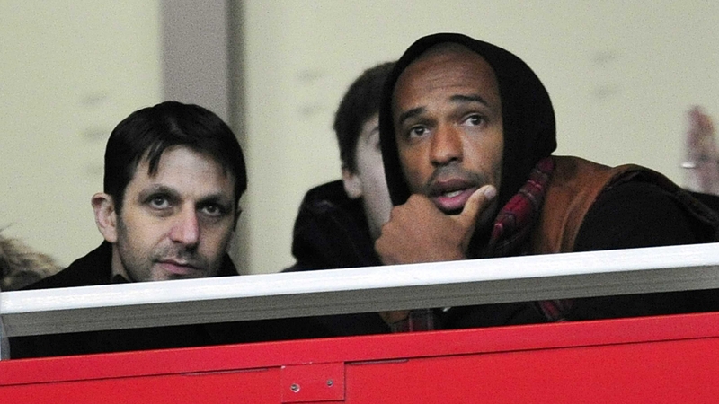 Thierry Henry attended the Barclays Premier League match between Arsenal and Newcastle at The Emirates Stadium on 29 December