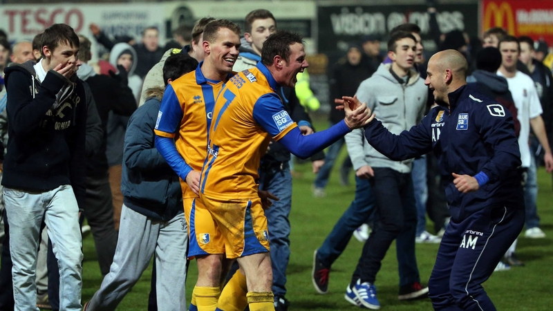 Minnows Mansfield earned a glamorous Cup tie against Liverpool after overcoming Lincoln in the second round at the One Call Stadium