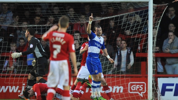 Ireland international Noel Hunt scored Reading's second against Crawley
