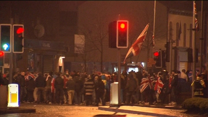 Protests went off peacefully this evening