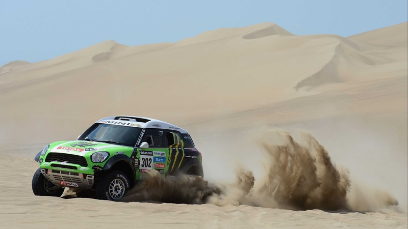 Stephane Peterhanselleads the race overall