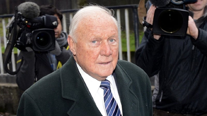 Stuart Hall answered 'guilty' when the charges were put to him at the hearing on 16 April