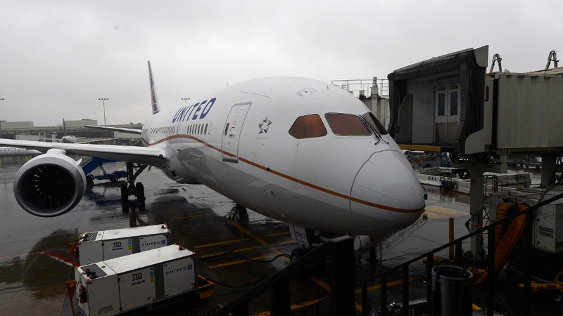 A Boeing 787 Dreamliner similar to the one which caught fire