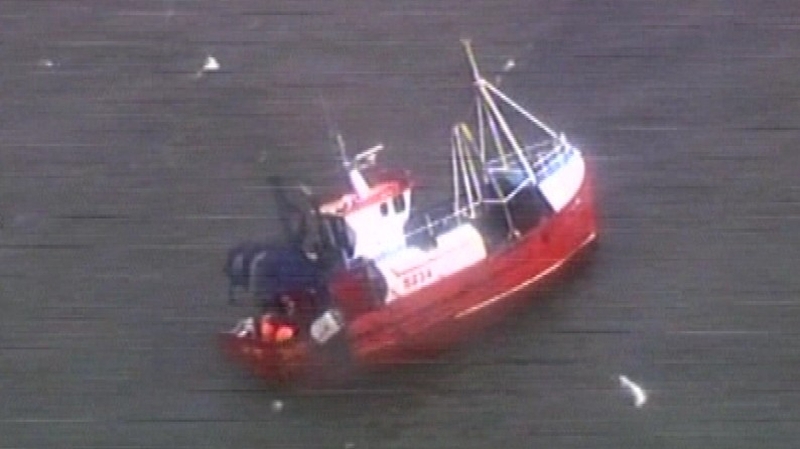 The Coral Strand will gradually break up in the coming days (Pic: Irish coastguard)