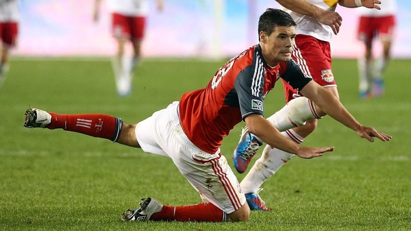 O'Dea pictured here playing for Toronto