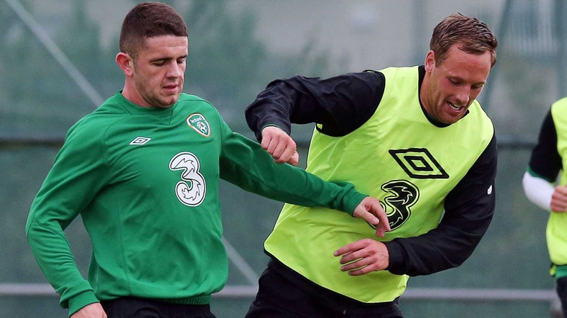 Robbie Brady (l) and David Meyler have left Manchester United and Sunderland to join Hull City