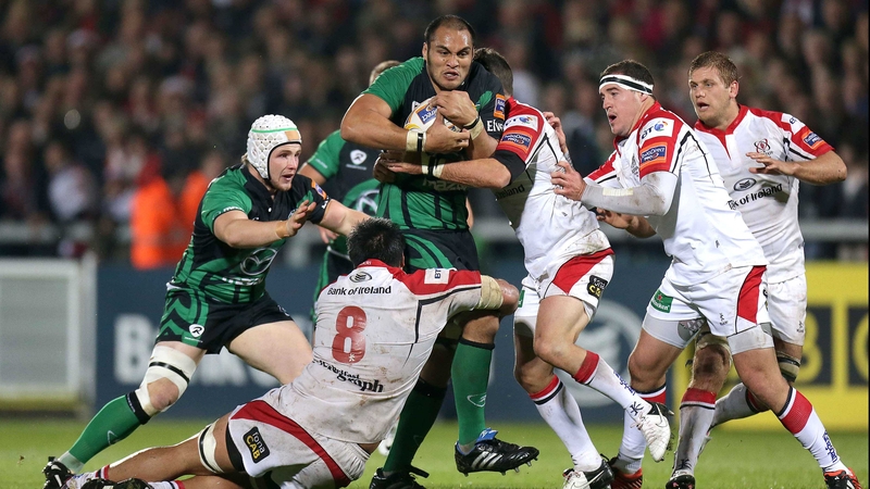 George Naoupu in action against Ulster in October