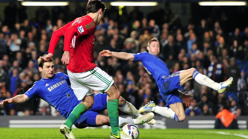 Danny Graham gets Swansea's second goal