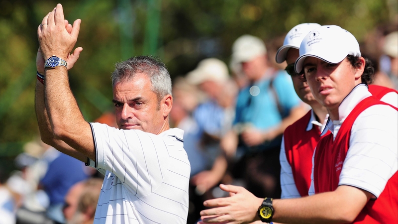 Paul McGinley is Rory McIlroy's favoured choice to captain the European Ryder Cup team in 2014