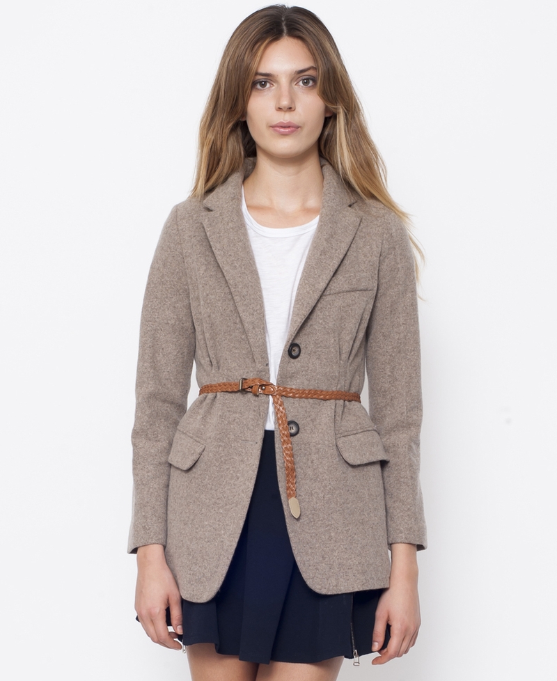 Belted wool coat, £62 at Wandering Minds